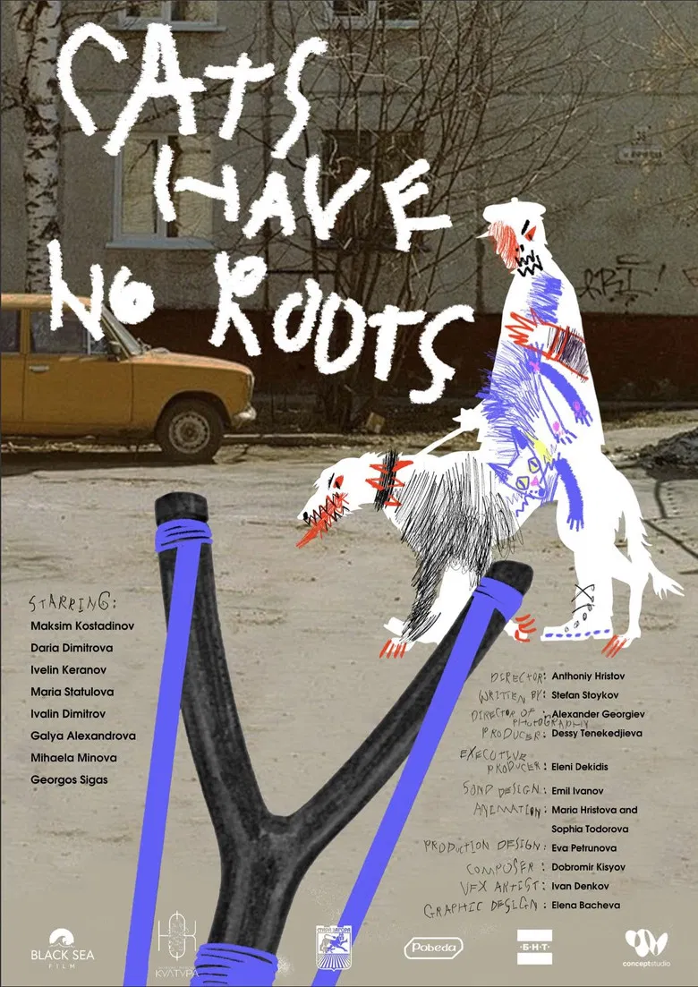 Cats Have No Roots poster background