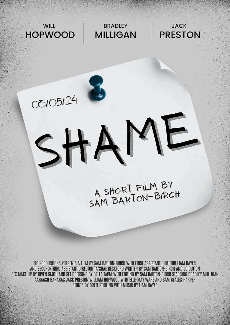 SHAME poster background