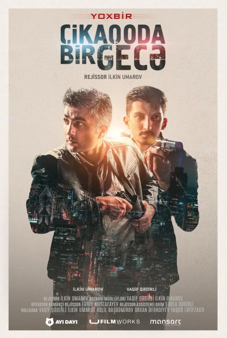 Çikaqoda Bir Gecə poster background