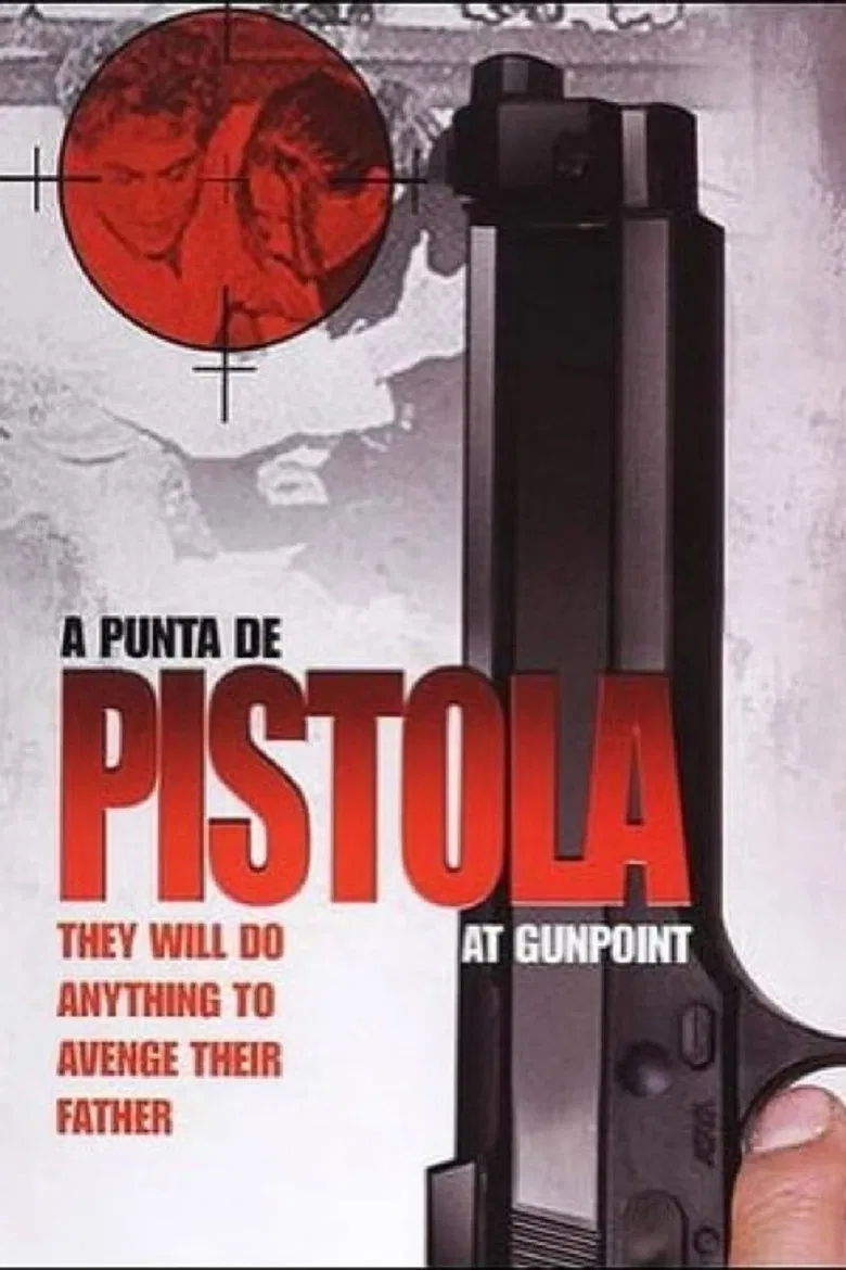 A punta de pistola poster background