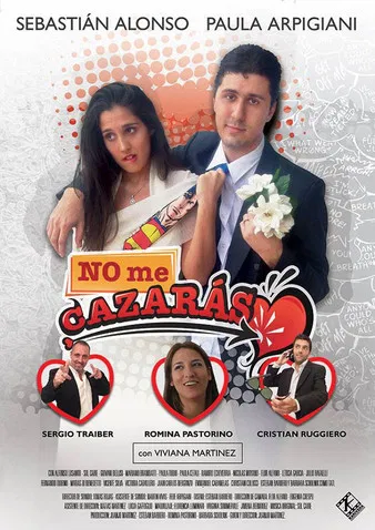 No Me Cazaras poster background