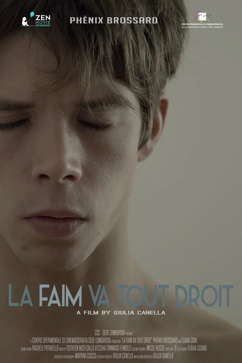La faim va tout droit poster background