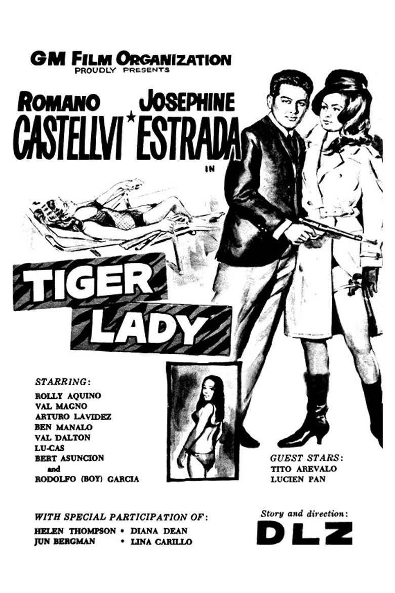 Tiger Lady poster background