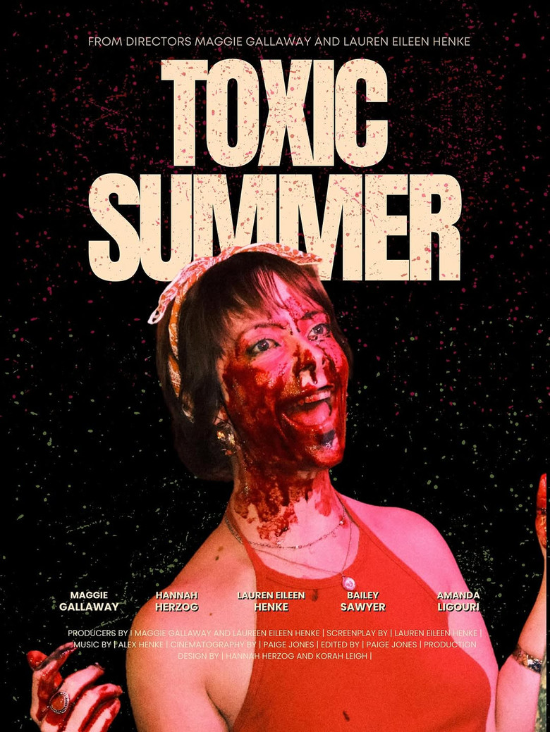 Toxic Summer poster background