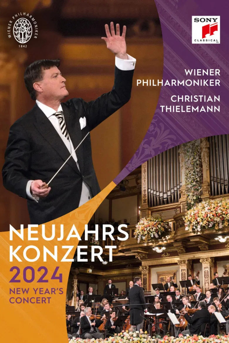New Year's Concert 2024 with Christian Thielemann poster background