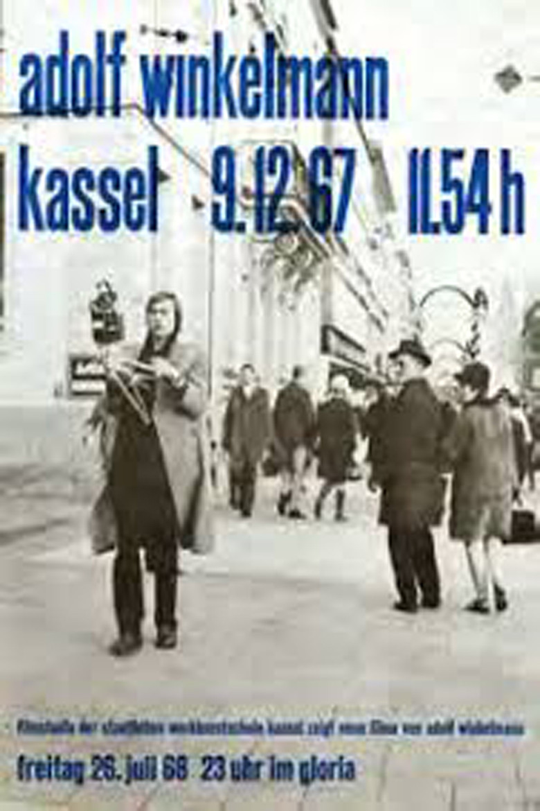 Adolf Winkelmann, Kassel, 9.12.1967, 11.54h poster background