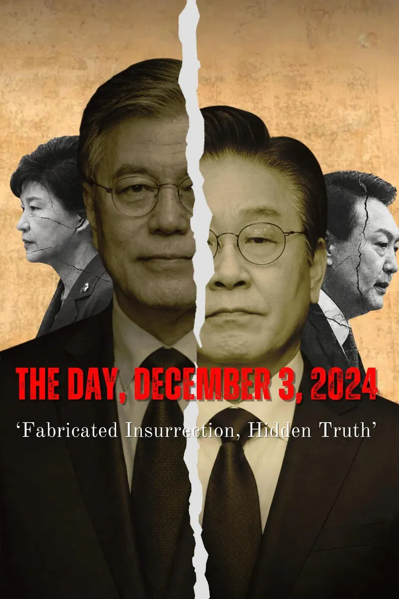 The Day, December 3, 2024 'Fabricated Insurrection, Hidden Truth' poster background