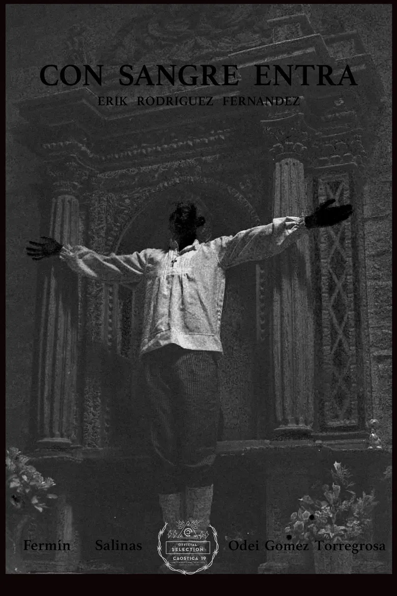 Con sangre entra poster background