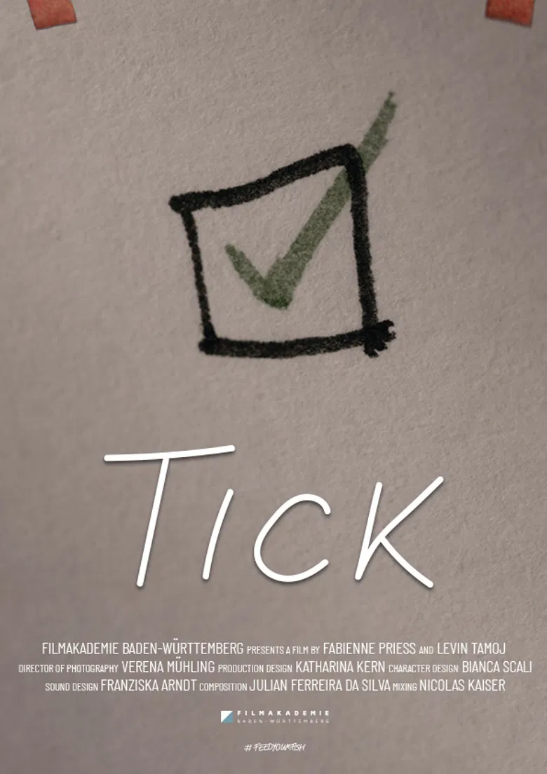 Tick poster background