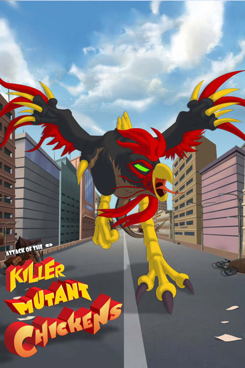 Attack of the Killer Mutant Chickens poster background