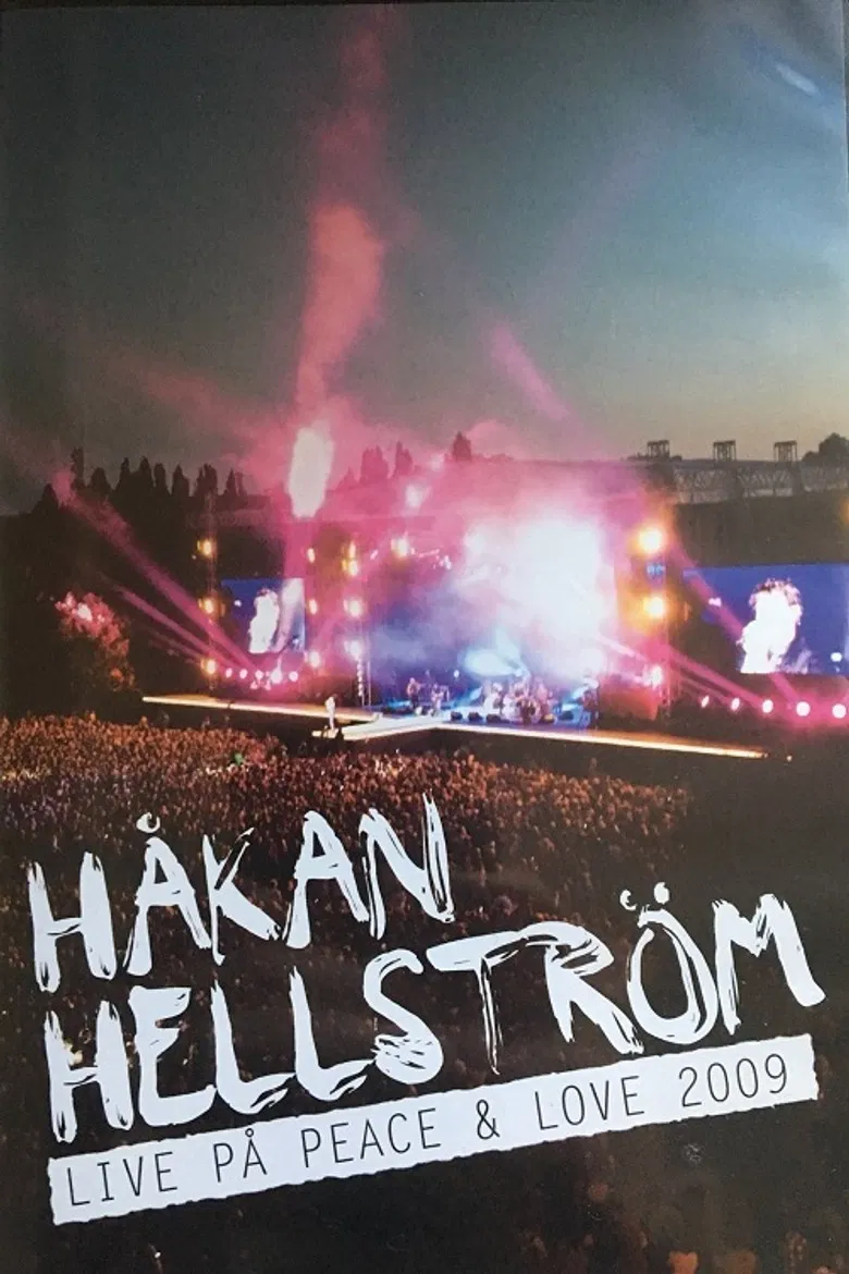 Håkan Hellström: Live at Peace & Love 2009 poster background