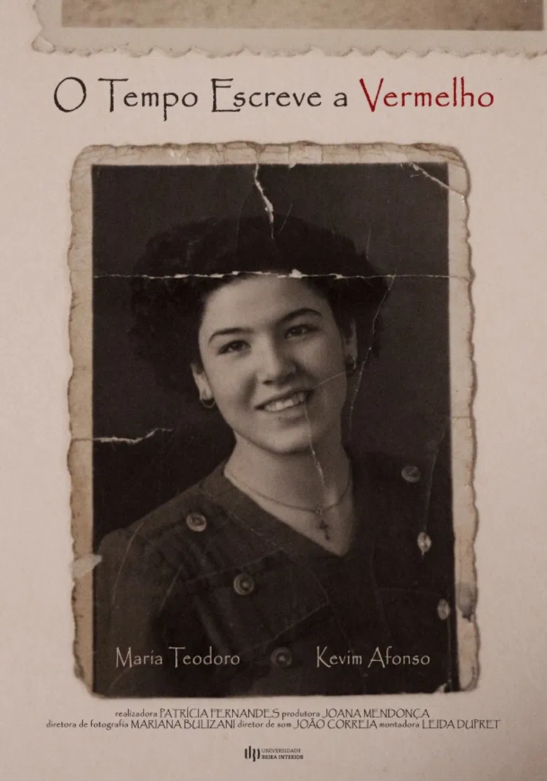 O Tempo Escreve a Vermelho poster background