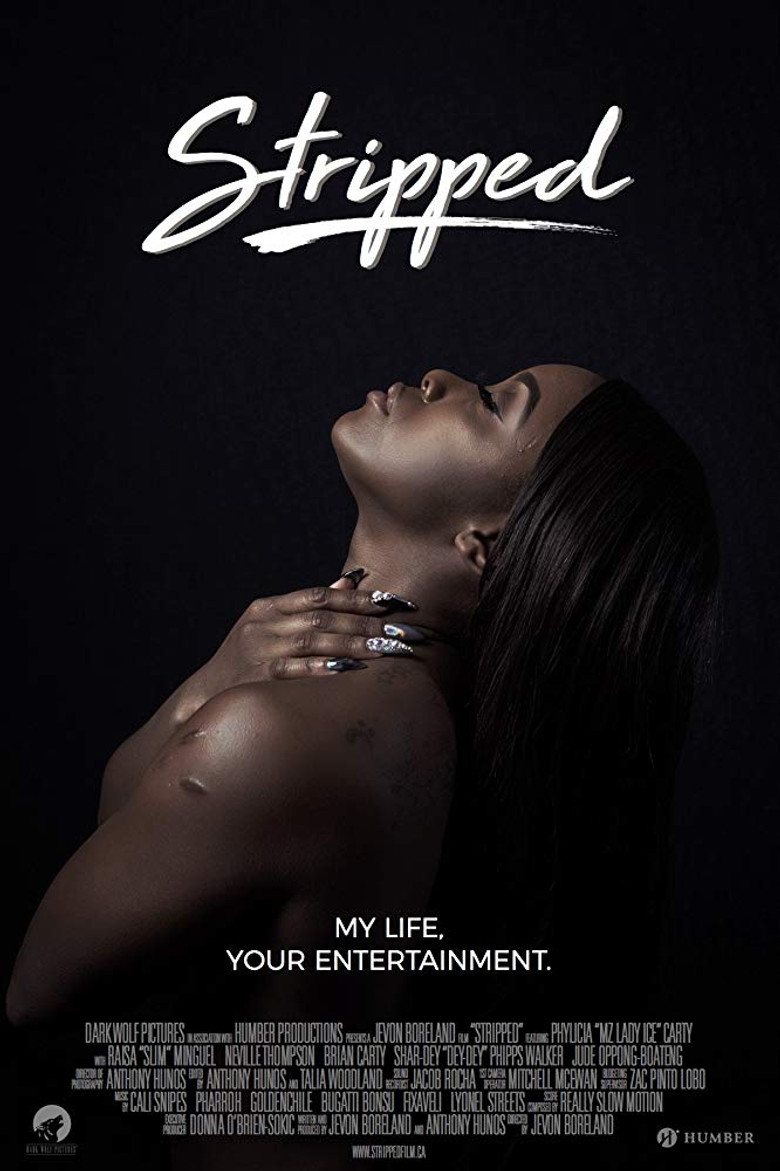 Stripped poster background