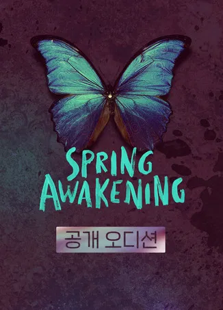 Spring Awakening the Musical in Korea poster background