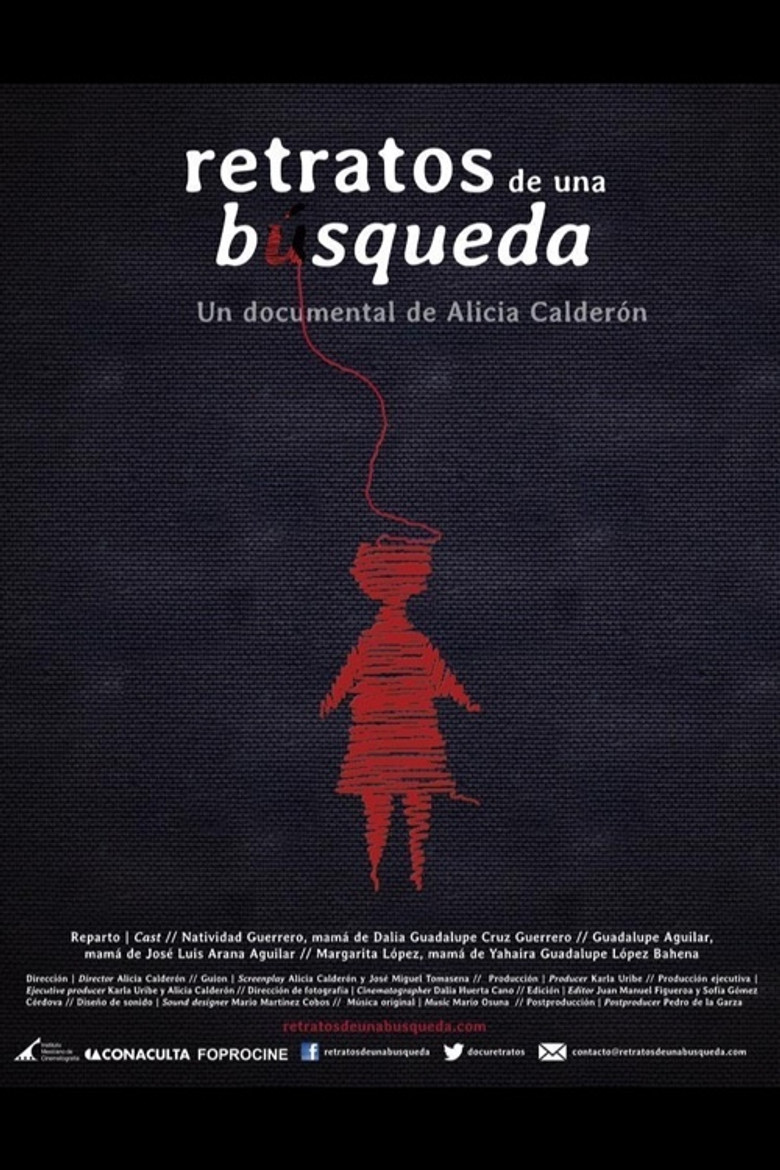 Portraits of a Search poster background