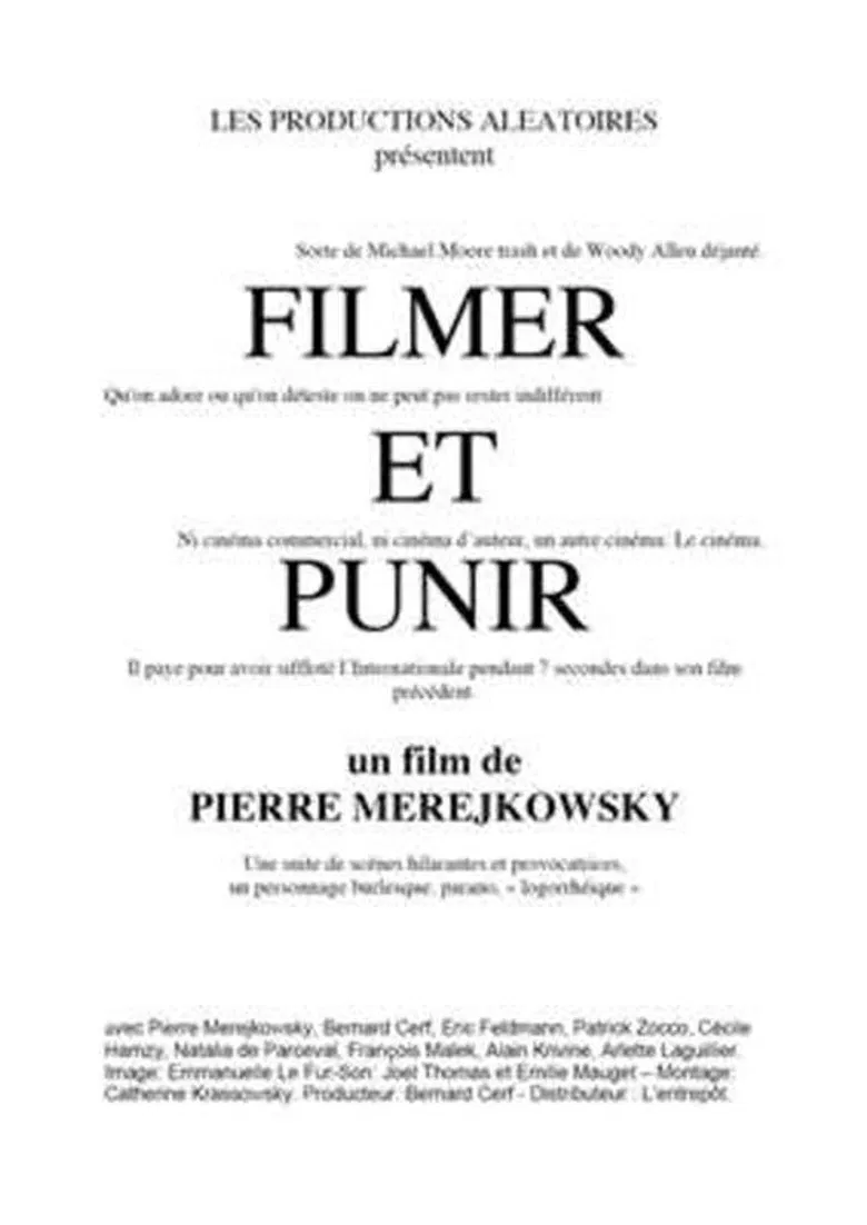 Filmer et punir poster background