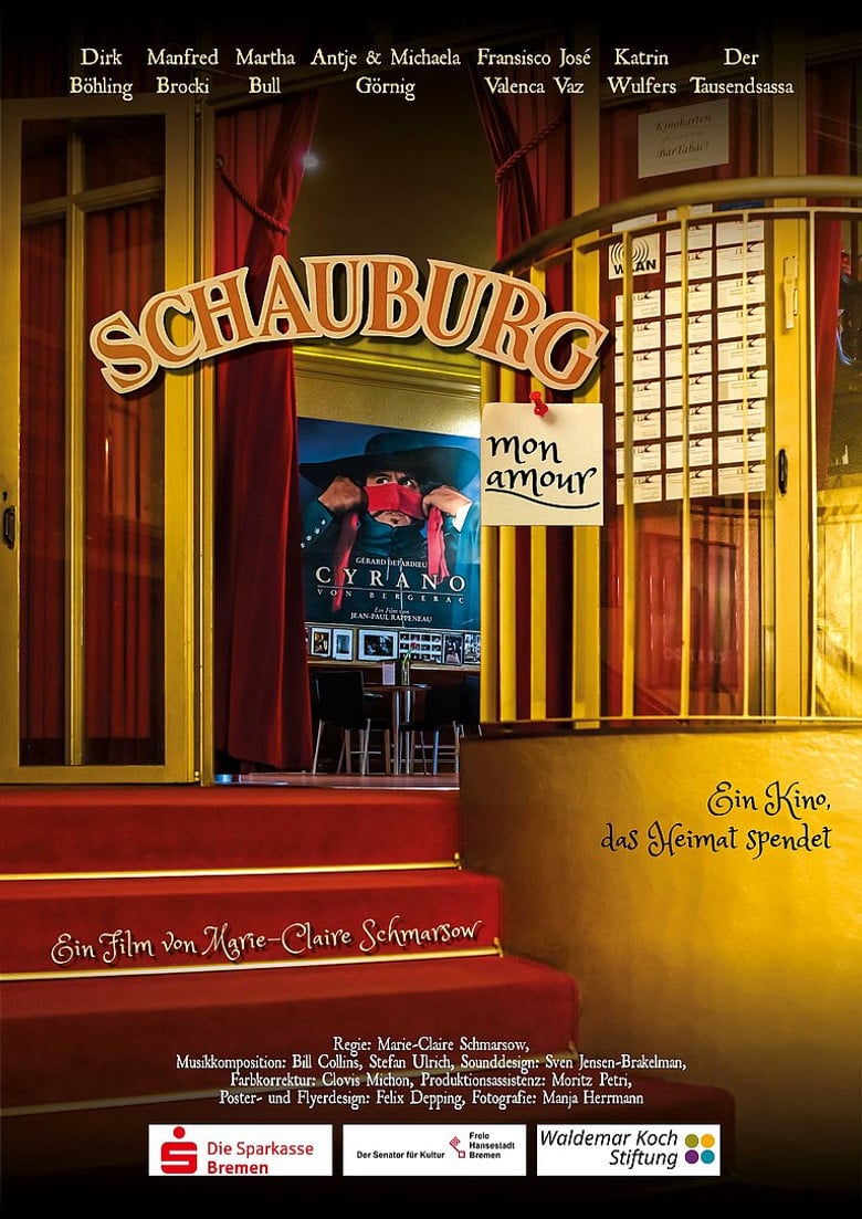 Schauburg Mon Amour poster background