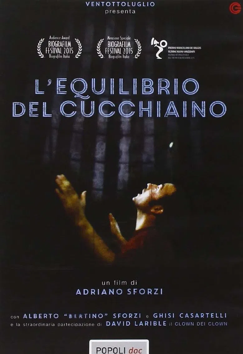 L'equilibrio del cucchiaino poster background