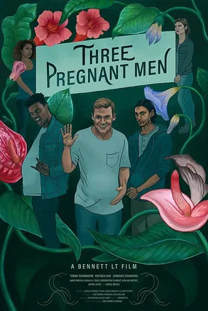 Three Pregnant Men poster background