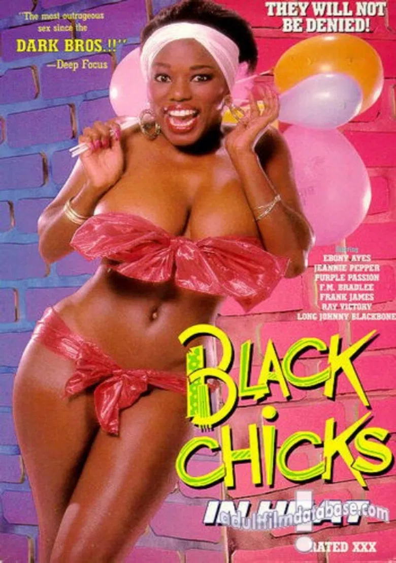 Black Chicks In Heat poster background