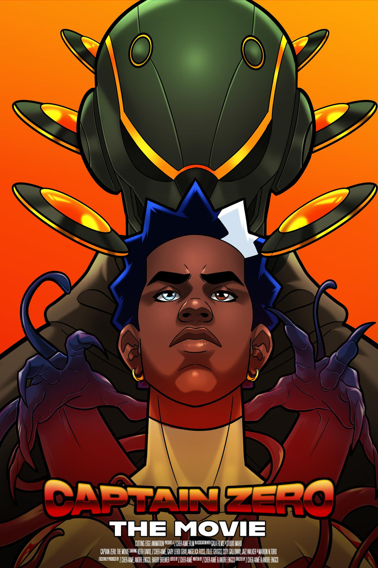 Captain Zero: The Movie poster background