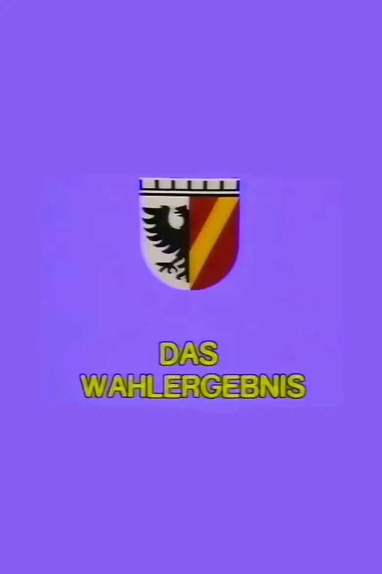 Das Wahlergebnis poster background
