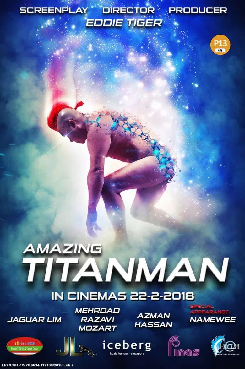 Amazing Titanman poster background