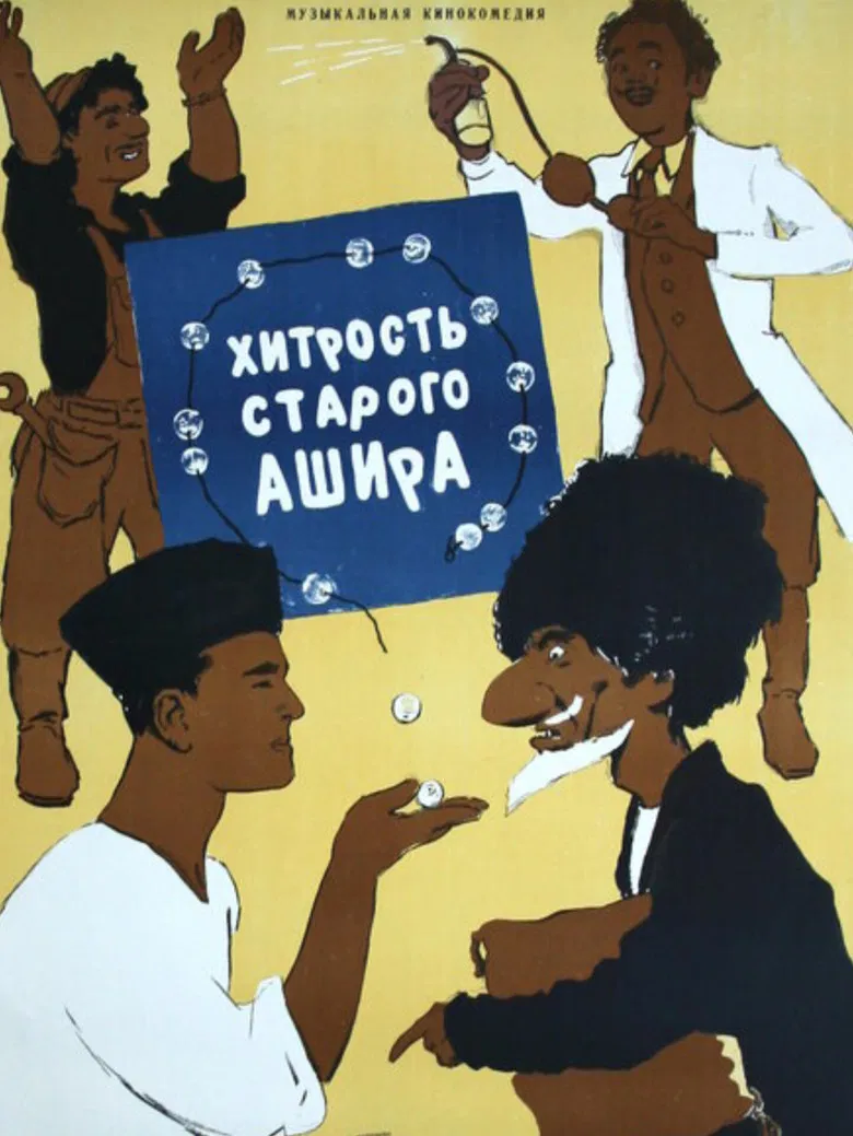 Old Ashir's trick poster background