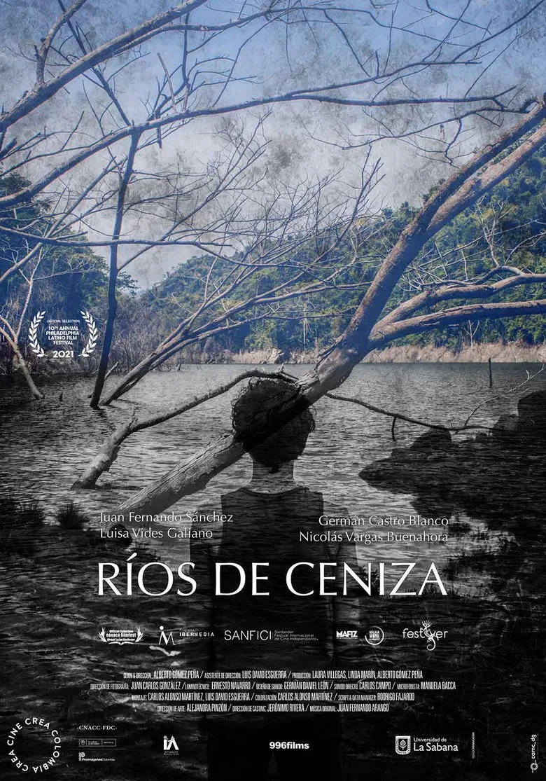 Ríos de ceniza poster background