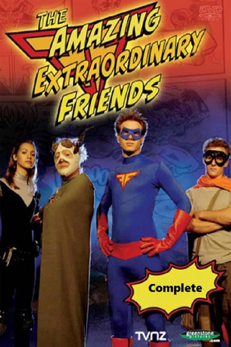 The Amazing Extraordinary Friends poster background