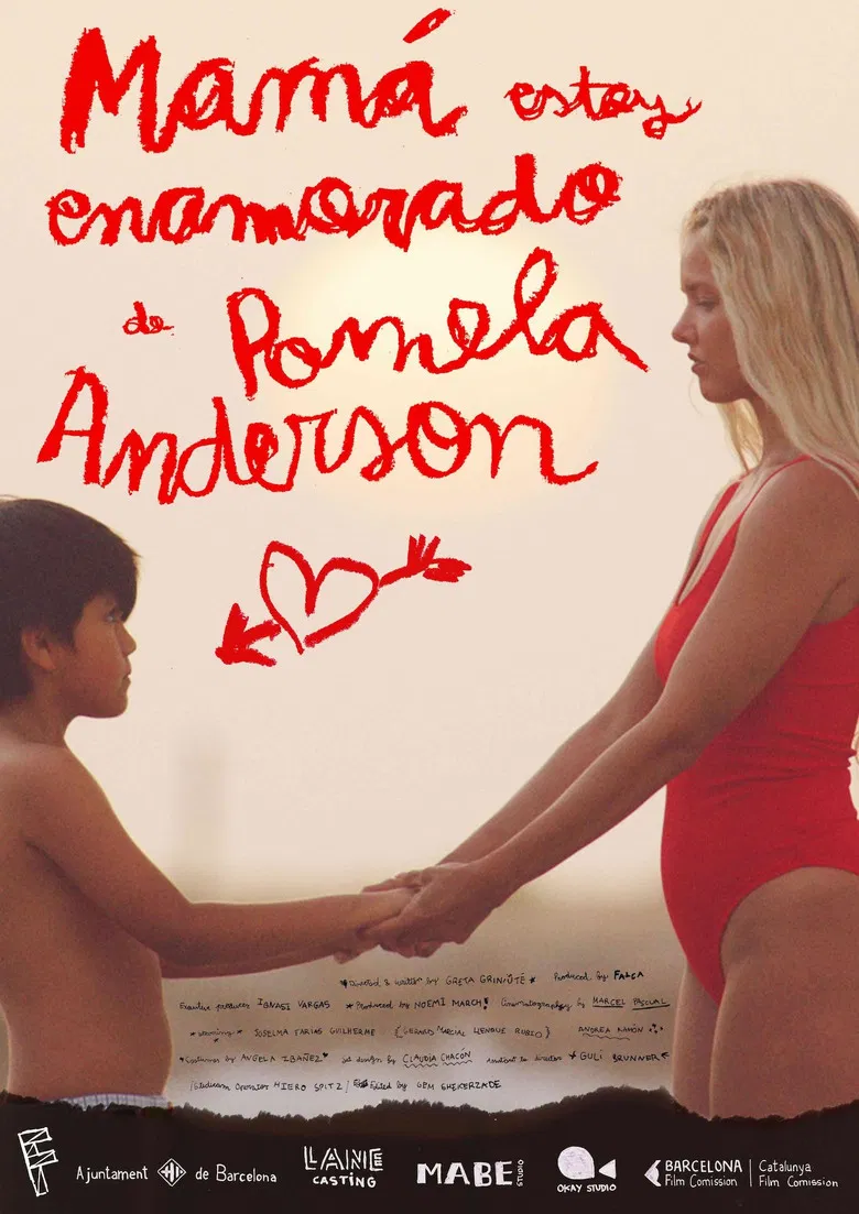 Mama, I'm in Love with Pamela Anderson poster background