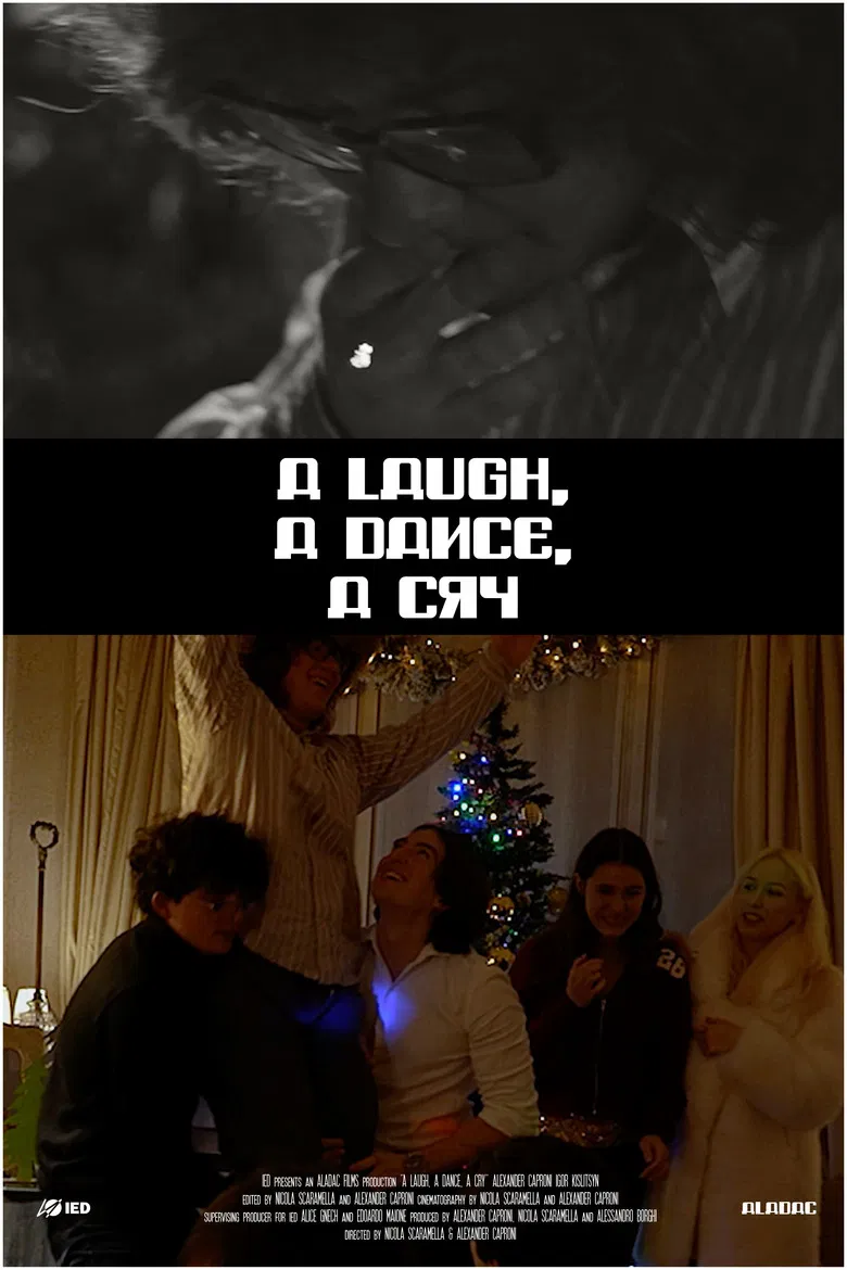 a laugh, a dance, a cry poster background