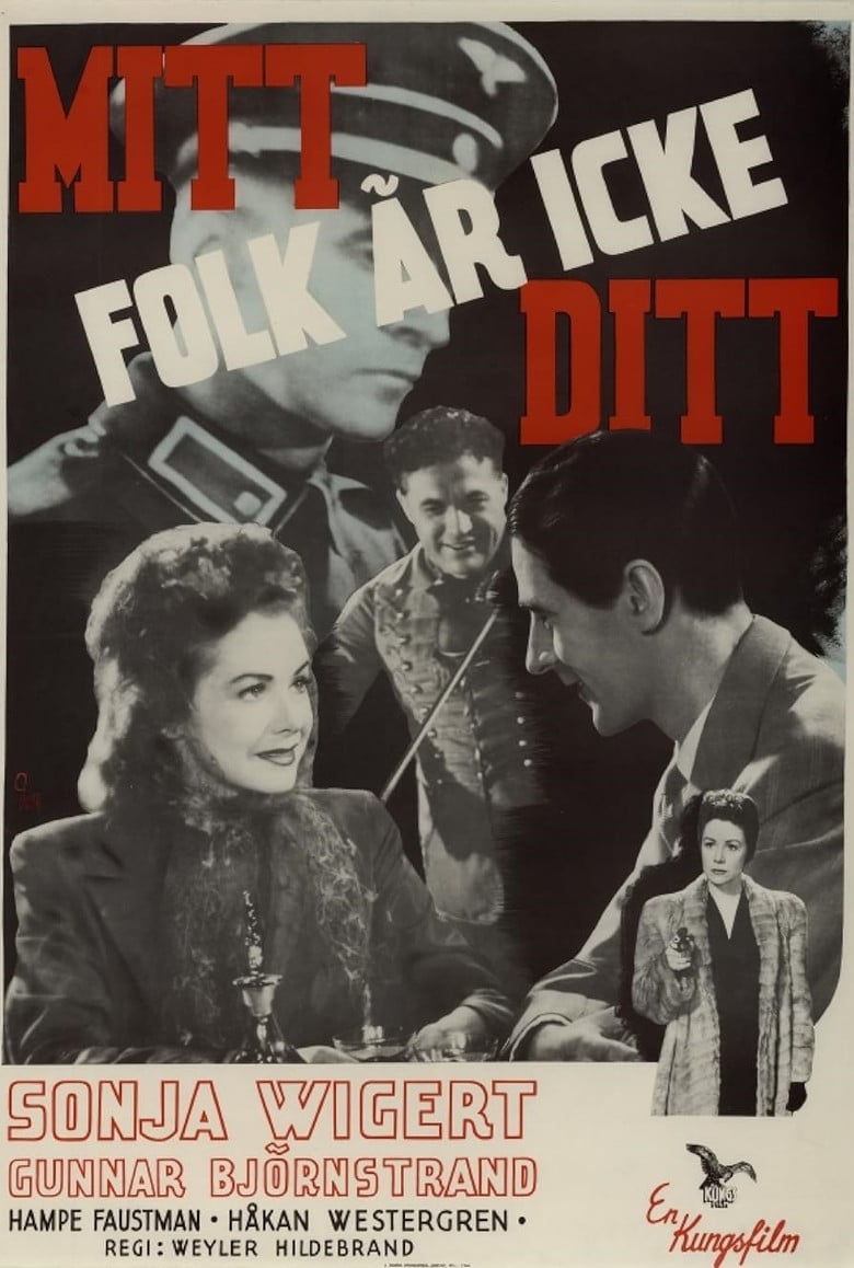 Mitt folk är icke ditt poster background