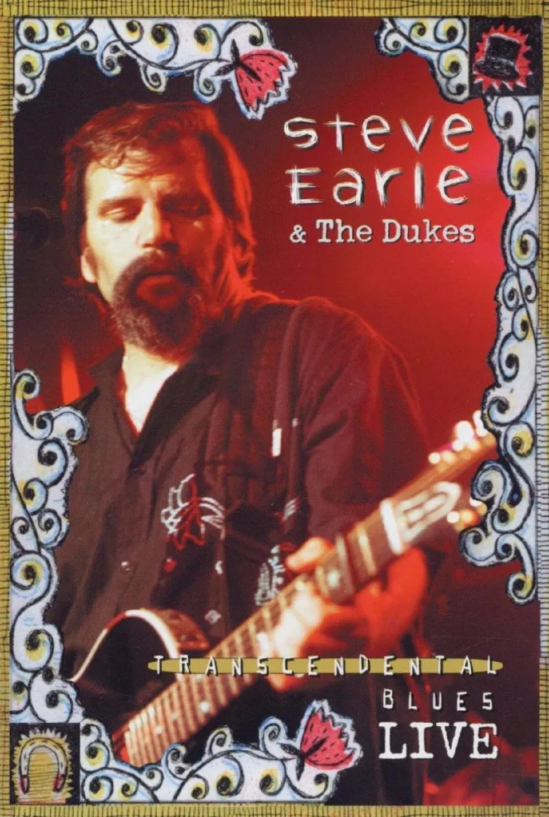 Steve Earle Transcendental Blues Live poster background