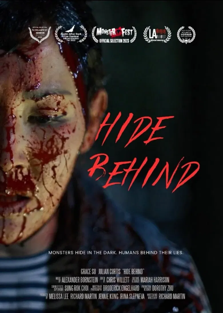 Hide Behind poster background