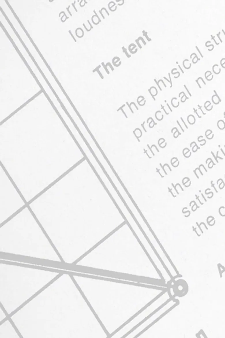 The Tent poster background