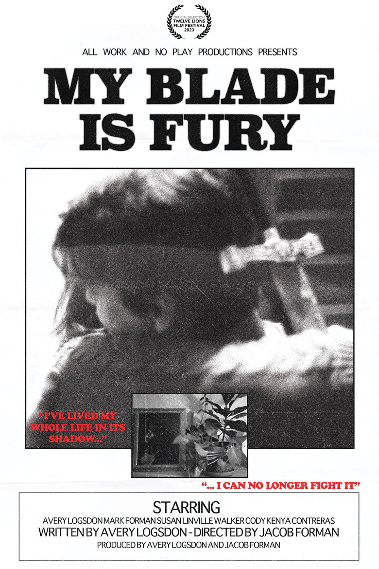 My Blade is Fury poster background