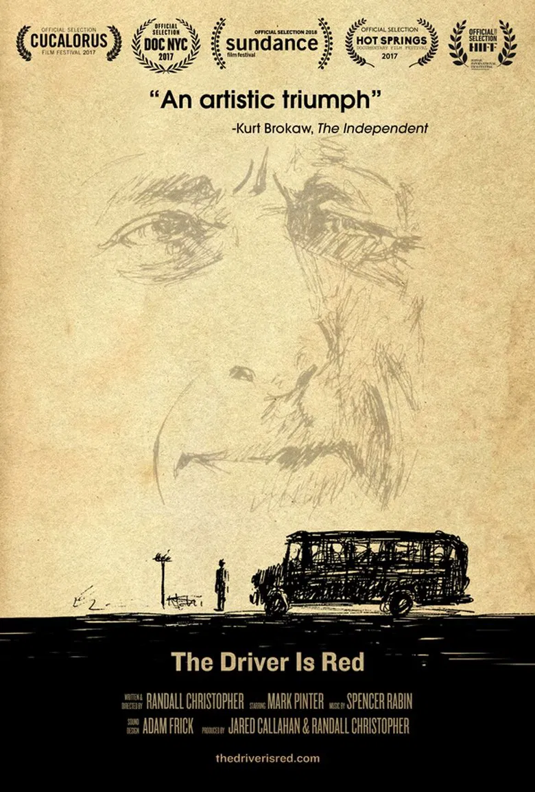 The Driver Is Red poster background