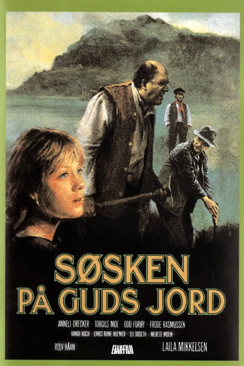 Søsken på Guds jord poster background