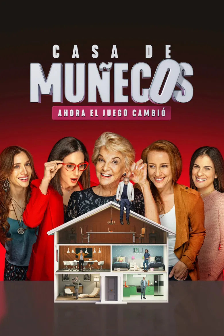 Casa de muñecos poster background