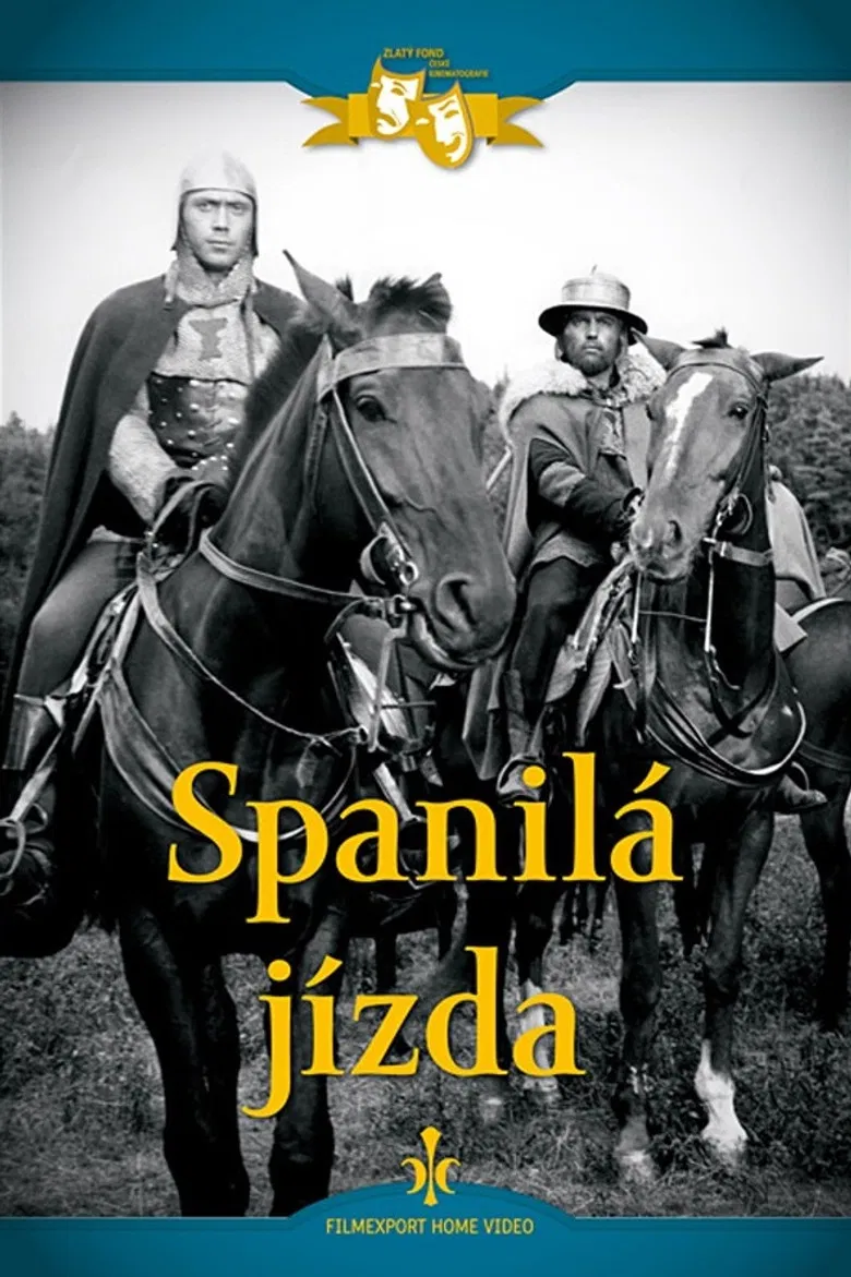 Spanilá jízda poster background
