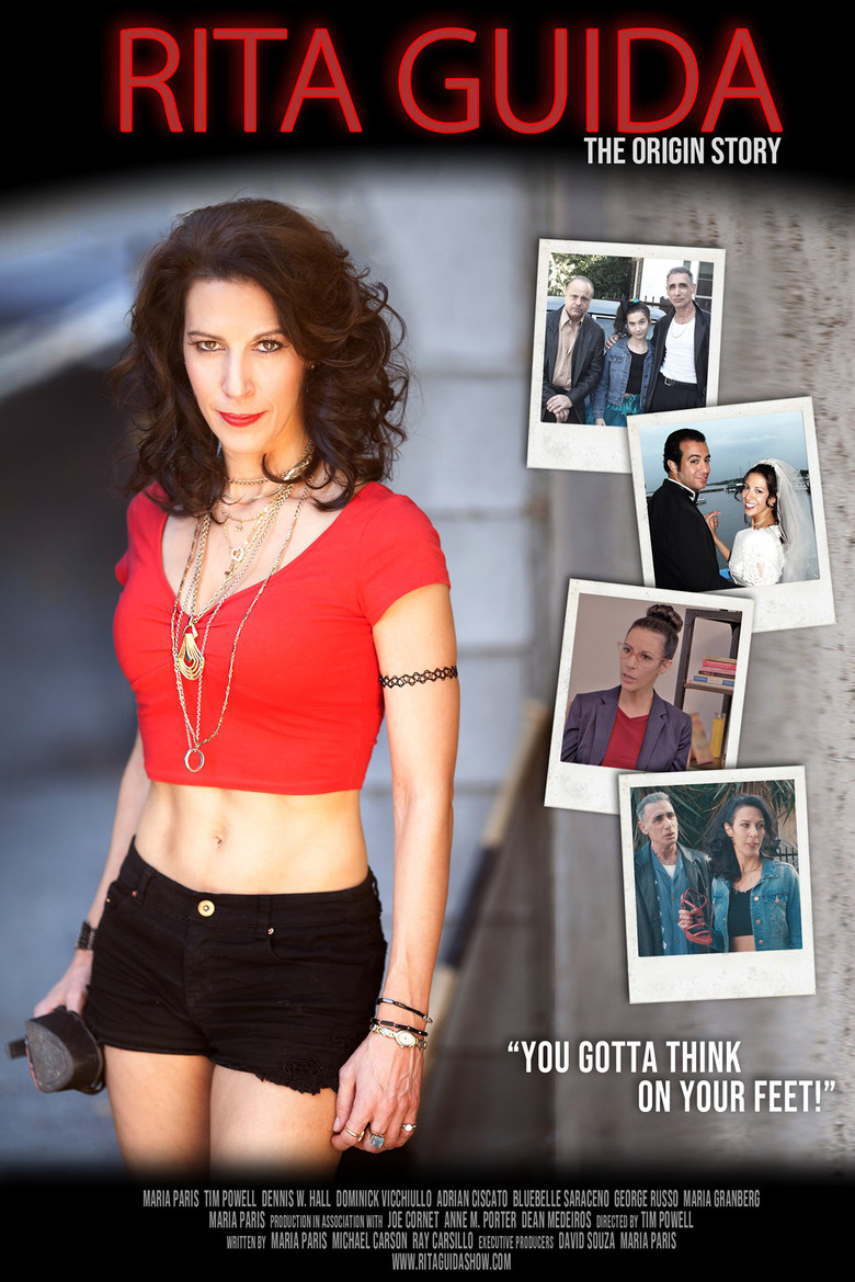 Rita Guida The Origin Story poster background