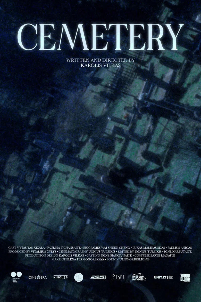 Cemetery poster background