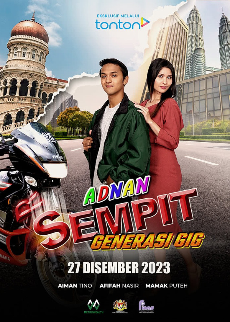 Adnan Sempit: Generasi Gig poster background