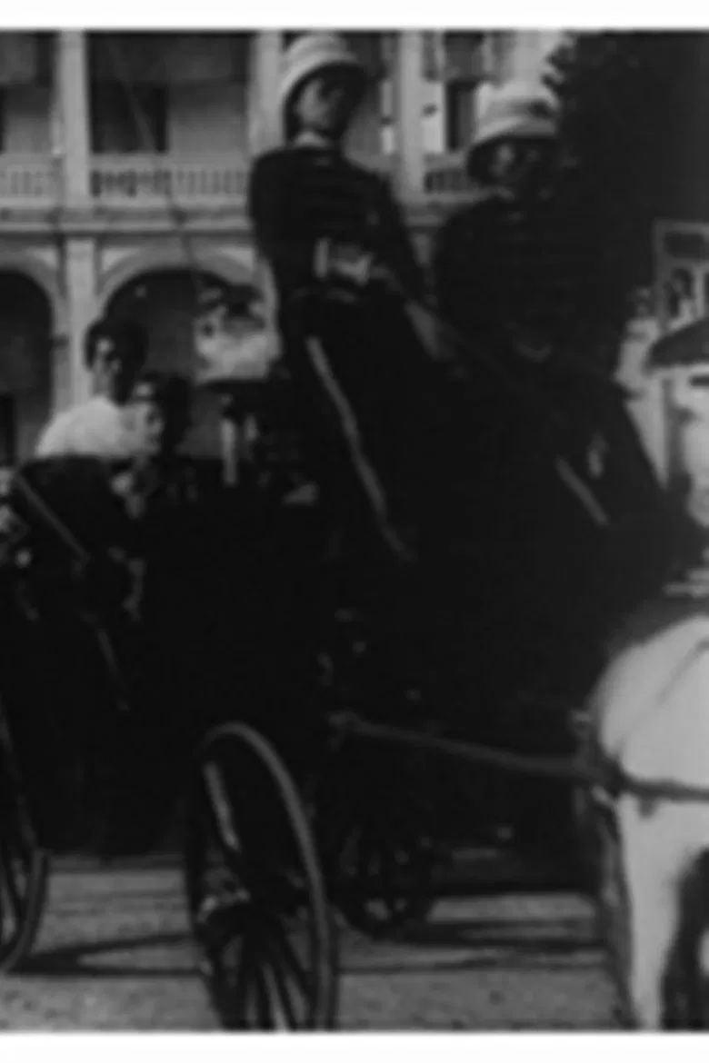 Le roi de Cambodge se rendant au palais poster background