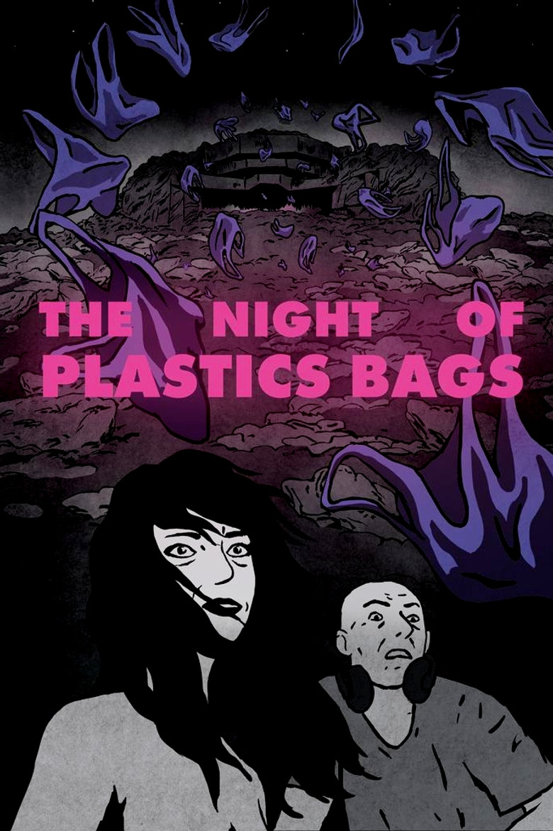 The Night of Plastic Bags poster background