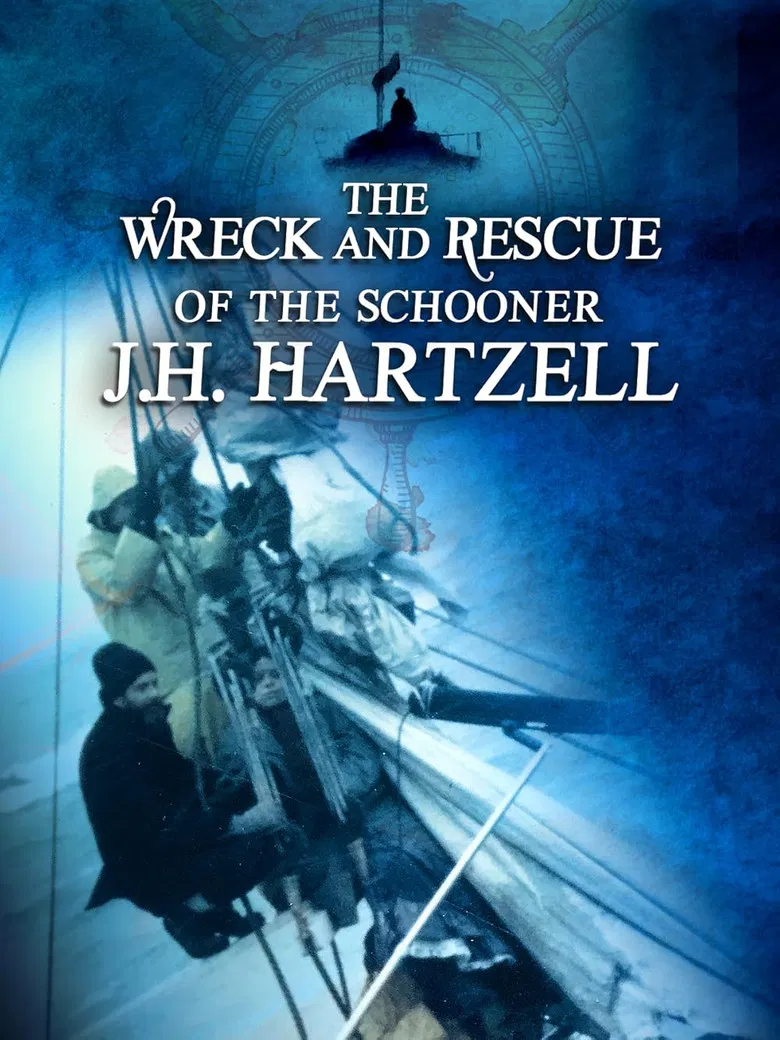 The Wreck and Rescue of the Schooner J.H. Hartzell poster background