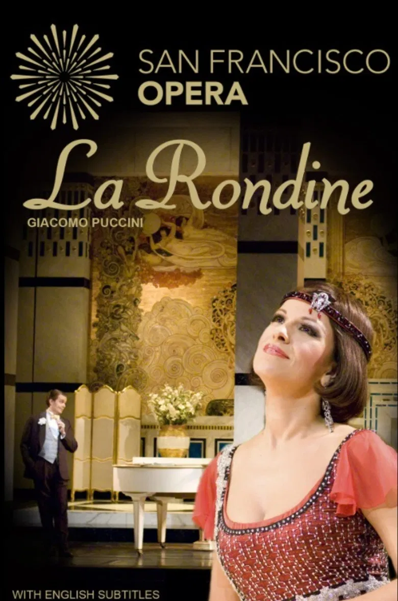 La Rondine - San Francisco Opera poster background