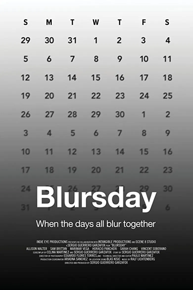 Blursday poster background