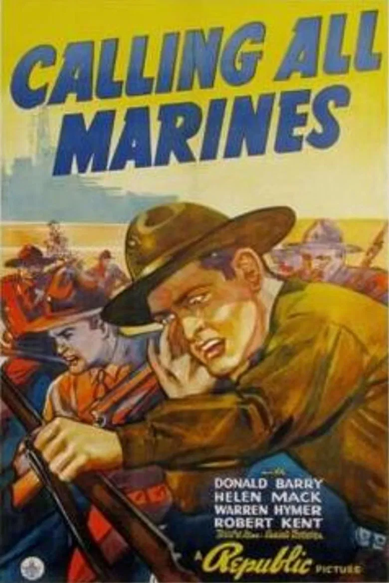 Calling All Marines poster background